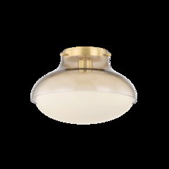 Gianna Flush Mount, Aged Brass