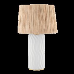 Daniella Table Lamp In Aged Brass Color