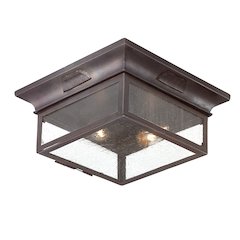Newton Exterior Flush Mount, Soft Off Black
