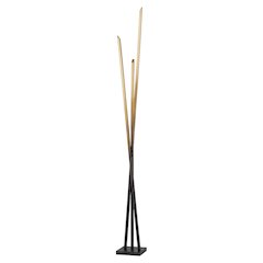 Gansevoort Floor Lamp In Gradient Brass Color