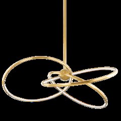 Alula Chandelier, Vintage Brass