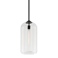 District Pendant, Soft Black