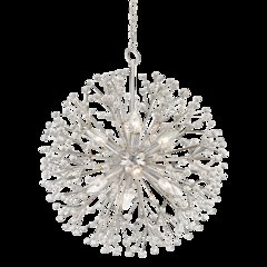 Dunkirk Chandelier, Polished Nickel