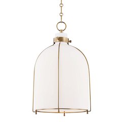 Eldridge Pendant, Aged Brass