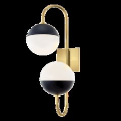 Renee Wall Sconce, Aged Brass