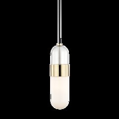 Emilia Pendant, Polished Brass