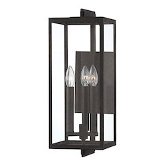 Nico Exterior Wall Sconce, French Iron