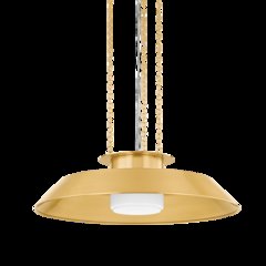 Woodrow Pendant, Aged Brass