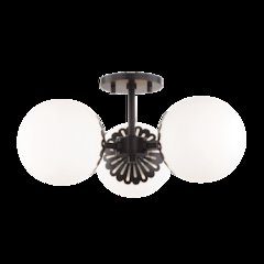 Paige Semi Flush, Old Bronze