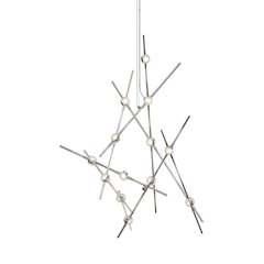 Constellation Pendant, Satin Nickel
