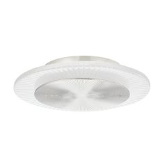 Topaz Flush Mount, Polished Nickel