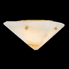 Geo Flush Mount, Vintage Brass