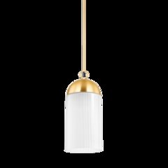 Emory Pendant, Aged Brass