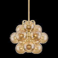 Cronus Chandelier, Vintage Polished Brass