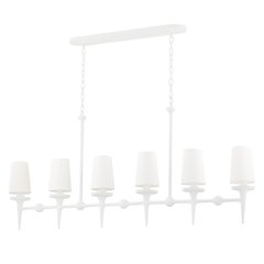 Torch Linear, White Plaster