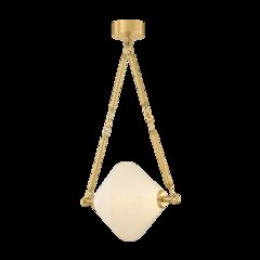 Solara Pendant, Vintage Polished Brass