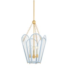 Clarisse Lantern, Aged Brass
