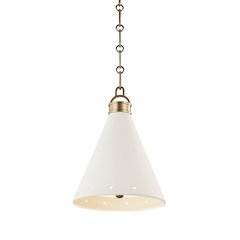 Plaster No.1 Pendant, Aged Brass