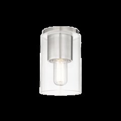 Lula Flush Mount, Polished Nickel