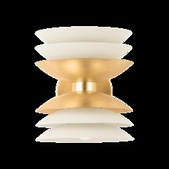 Oneida Wall Sconce, Vintage Gold Leaf