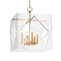Travis Chandelier, Aged Brass