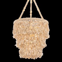 Naxos Chandelier, Vintage Gold Leaf