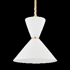 Enid Pendant, Aged Brass
