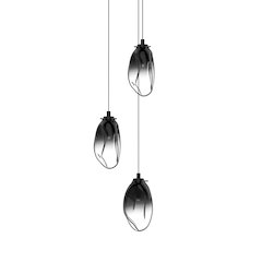 Liquid Pendant, Satin Black
