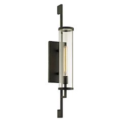 Park Slope Exterior Wall Sconce, Forged Iron