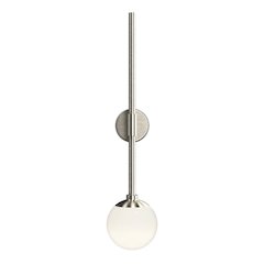 Sabon Wall Sconce, Satin Nickel