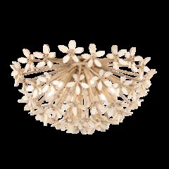 Corfu Semi Flush, Ivory Coco