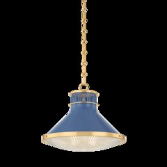 Highclere Pendant, Aged Brass