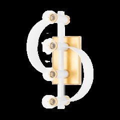 Maddie Wall Sconce, Gold Leaf