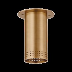 Berg Flush Mount, Patina Brass