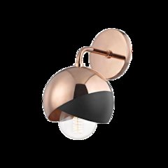 Emma Wall Sconce, Polished Copper
