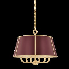 Cambridge Chandelier, Aged Brass