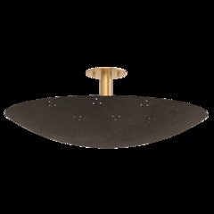 Bern Flush Mount, Vintage Brass