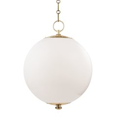 Sphere No.1 Pendant, Aged Brass