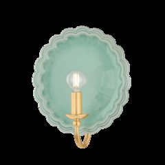 Paulette Wall Sconce, Aged Brass