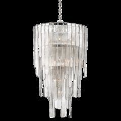 Fenwater Chandelier, Polished Nickel