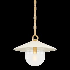 Ressi Pendant, Aged Brass