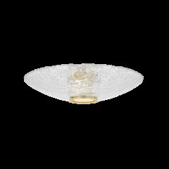 New Haven Flush Mount, Aged Brass