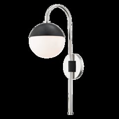 Renee Plug-In Sconce, Polished Nickel