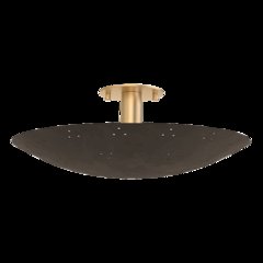 Bern Flush Mount, Vintage Brass