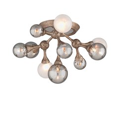 Element Semi Flush, Stria Gold Leaf