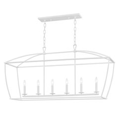 Bryant Linear, White Plaster