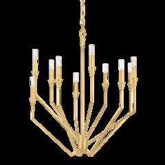 Archie Chandelier, Aged Brass