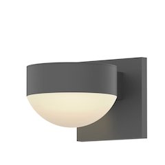 REALS Wall Sconce, Textured Gray