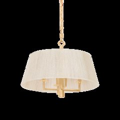 Azar Pendant, Vintage Gold Leaf