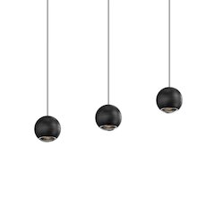 Hemisphere Pendant, Texture Black